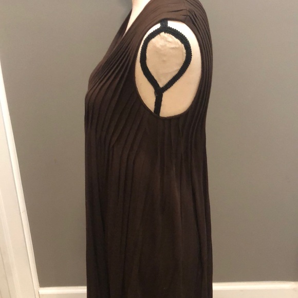 🌸3 for $9 🌸Anne Klein Brown Dress - Picture 6 of 7